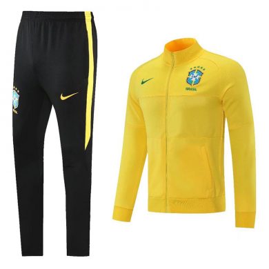 2021-22-Brazil-Jacket-Pants-Training-Suit-Yellow