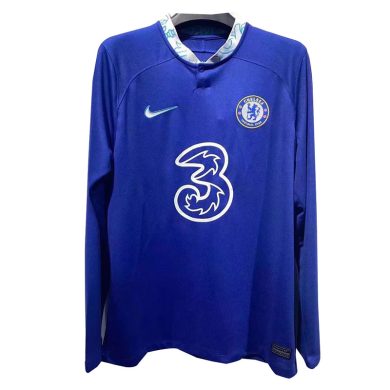 2022-23-Chelsea-Home-Long-Sleeve-Soccer-Jersey