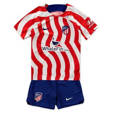 Kids-2022-2023-Atletico-Madrid-Home-Soccer-Kit