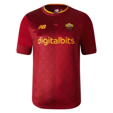 2022-23-Roma-Home-Soccer-Jersey