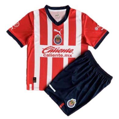 Kids-2022-23-Chivas-Home-Soccer-Kit