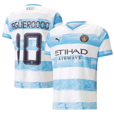 2022-2023-Manchester-City-AGUEROOOO-10-Anniversary-Soccer-Jersey