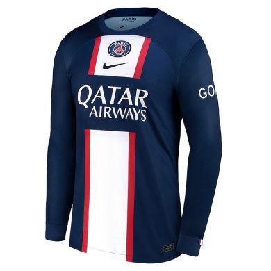 2022-23-PSG-Home-Long-Sleeve-Soccer-Jersey