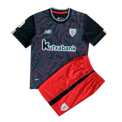 Kids-2022-2023-Athletic-Bilbao-Away-Soccer-Kit