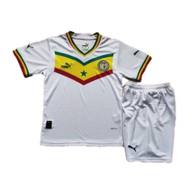 Kids-2022-Senegal-Home-Soccer-Kit