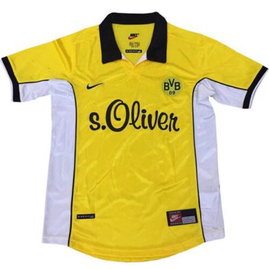 Retro-1998-1999-Dortmund-Home-Soccer-Jersey