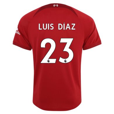 2022-2023-Liverpool-LUIS-DIAZ-23-Home-Soccer-Jersey