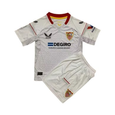 Kids-2022-2023-Sevilla-Home-Soccer-Kit