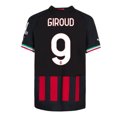 2022-2023-AC-Milan-GIROUD-9-Home-Soccer-Jersey