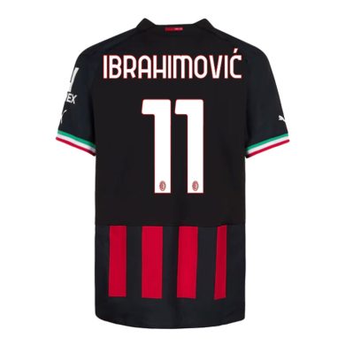 2022-2023-AC-Milan-IBRAHIMOVIC-11-Home-Soccer-Jersey