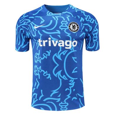 2022-2023-Chelsea-Blue-Training-Soccer-Jersey