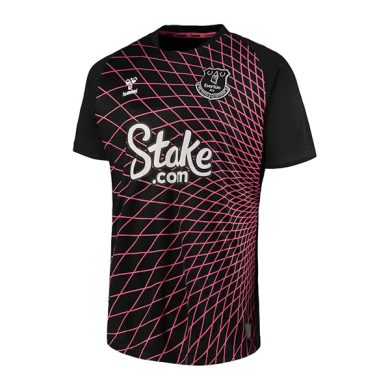 2022-2023-Everton-Goalkeeper-Black-Soccer-Jersey