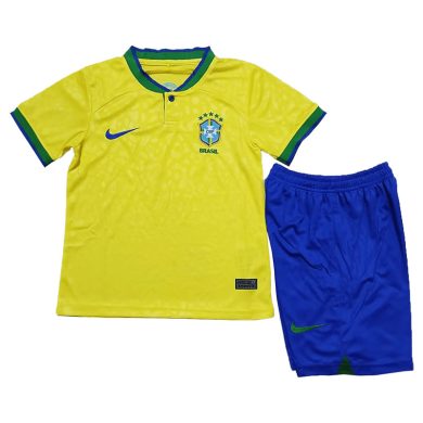 Kids-2022-Brazil-Home-Soccer-Kit