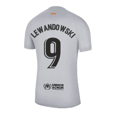 2022-2023-Barcelona-LEWANDOWSKI-9-Third-Soccer-Jersey