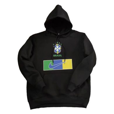 2022-2023-Brazil-Sweater-Hoodie-Black