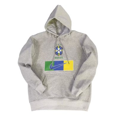 2022-2023-Brazil-Sweater-Hoodie-Gray