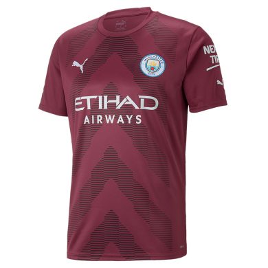 2022-2023-Manchester-City-Goalkeeper-Red-Soccer-Jersey