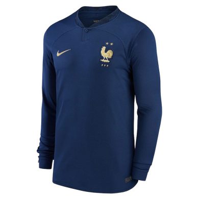 2022-France-Home-Long-Sleeve-Soccer-Jersey