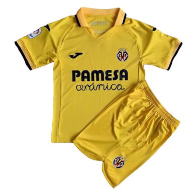 Kids-2022-2023-Villarreal-Home-Soccer-Kit