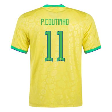 2022-Brazil-P-COUTINHO-11-Home-Soccer-Jersey