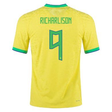 2022-Brazil-RICHARLISON-9-Home-Soccer-Jersey