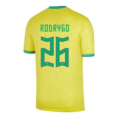 2022-Brazil-RODRYGO-26-Home-Soccer-Jersey