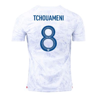 2022-France-TCHOUAMENI-8-Away-Soccer-Jersey