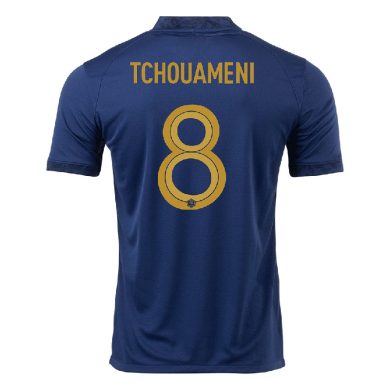 2022-France-TCHOUAMENI-8-Home-Soccer-Jersey