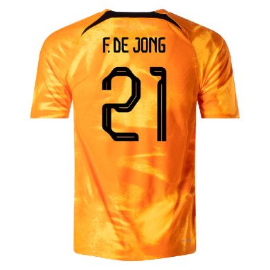 2022-Netherlands-F-DE-JONG-21-Home-Soccer-Jersey