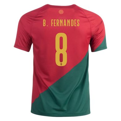 2022-Portugal-B-FERNANDES-8-Home-Soccer-Jersey