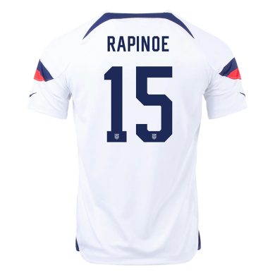 2022-USA-RAPINOE-15-Home-Soccer-Jersey