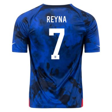 2022-USA-REYNA-7-Away-Soccer-Jersey