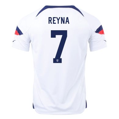 2022-USA-REYNA-7-Home-Soccer-Jersey