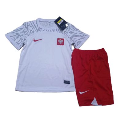 Kids-2022-Poland-Home-Soccer-Kit