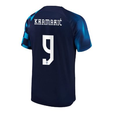 2022-Croatia-KRAMARIC-9-Away-Soccer-Jersey