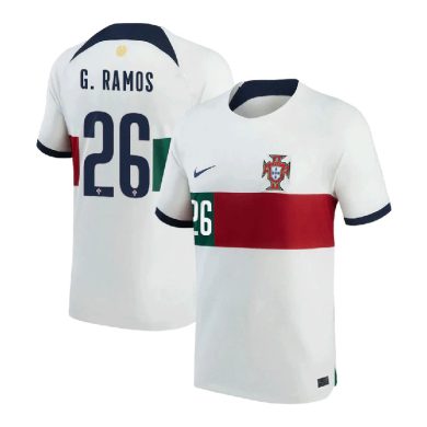 2022-Portugal-G-RAMOS-26-Away-Soccer-Jersey