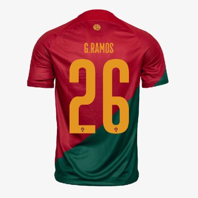 2022-Portugal-G-RAMOS-26-Home-Soccer-Jersey