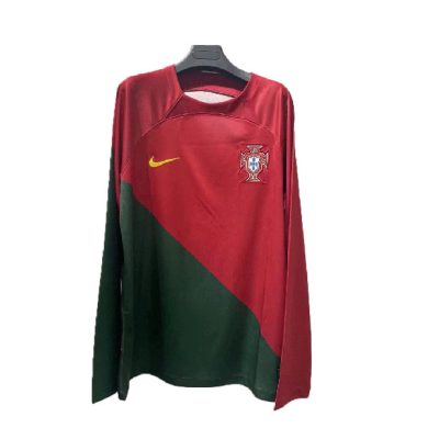 2022-Portugal-Home-Long-Sleeve-Jersey