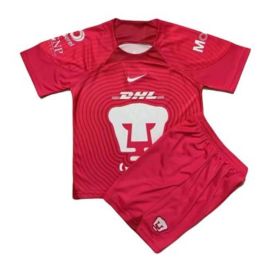 Kids-2022-2023-Pumas-UNAM-Goalkeeper-Red-Soccer-Kit