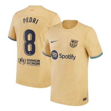 2022-2023-Barcelona-PEDRI-8-Away-Soccer-Jersey