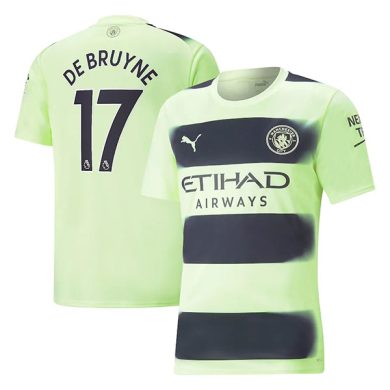 2022-2023-Manchester-City-DE-BRUYNE-17-Third-Soccer-Jersey