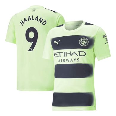 2022-2023-Manchester-City-HAALAND-9-Third-Soccer-Jersey