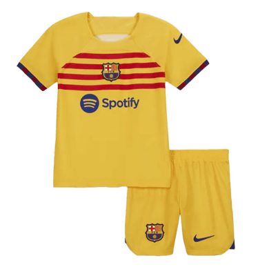 Kids-2022-2023-Barcelona-Fourth-Soccer-Kit