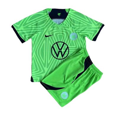 Kids-2022-2023-Wolfsburg-Home-Soccer-Kit