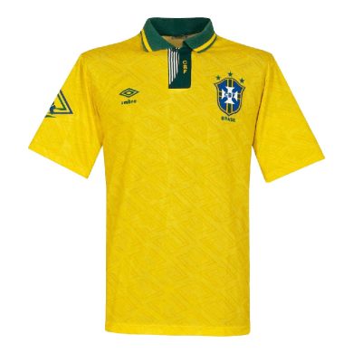 Retro-1991-1993-Brazil-Home-Soccer-Jersey