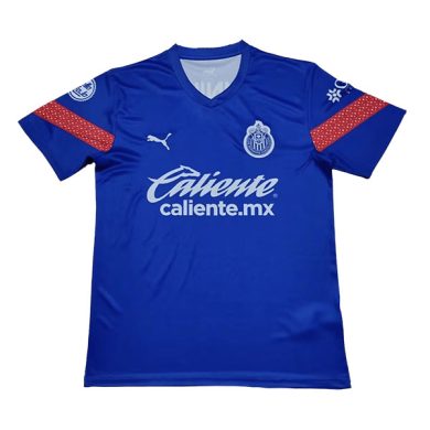 2022-2023-Chivas-Pre-Match-Blue-Soccer-Jersey