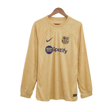 2022-2023-Barcelona-Away-Long-Sleeve-Soccer-Jersey