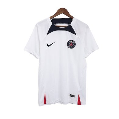 2022-2023-PSG-Pre-Match-White-Soccer-Jersey