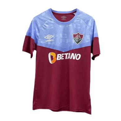 2023-2024-Fluminense-Pre-Match-Red-Soccer-Jersey