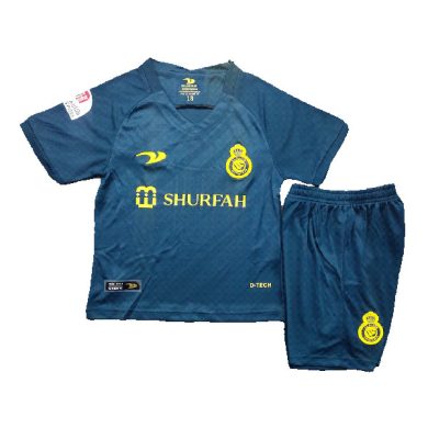 Kids-2022-2023-Al-Nassr-Away-Soccer-Kit